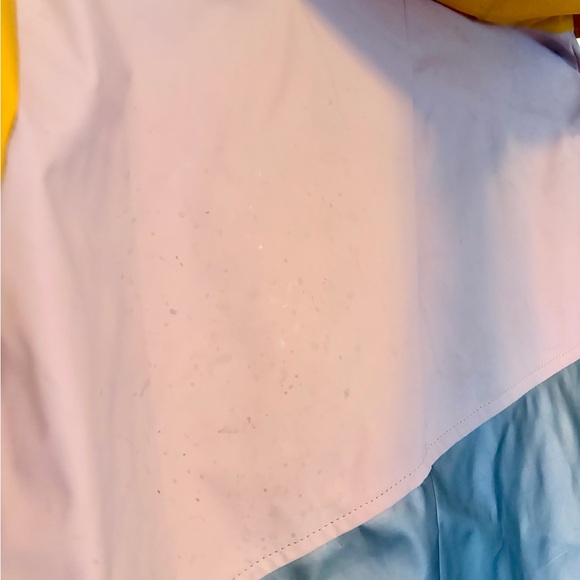 Pink, Gold, & Silver Color block Rain Jacket - Picture 4 of 4